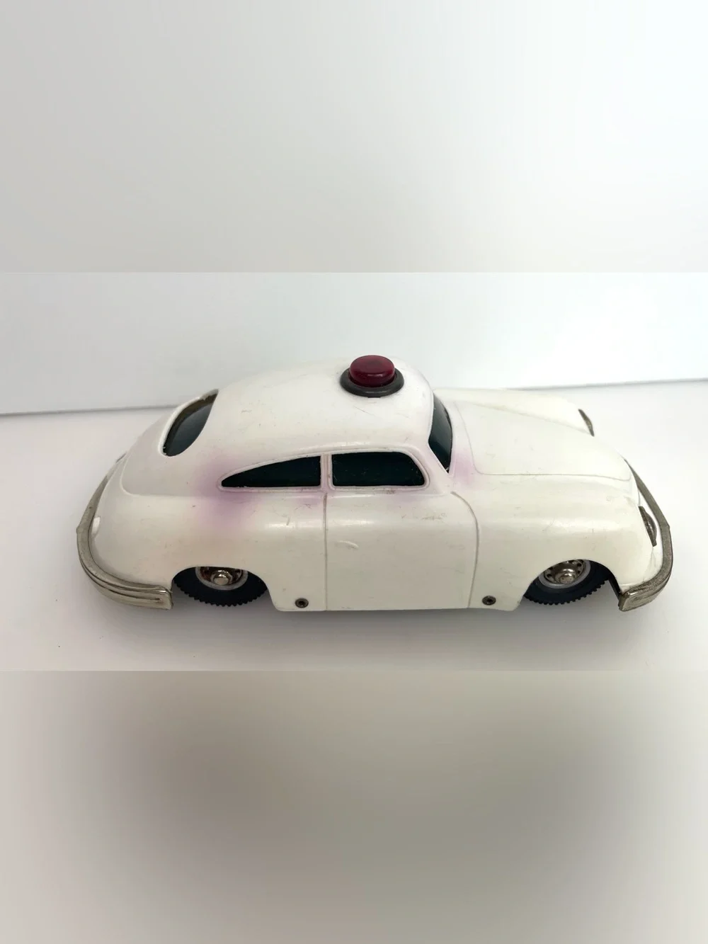 Vintage 1960s Porsche 356 Polizei Police friction car toy collectible